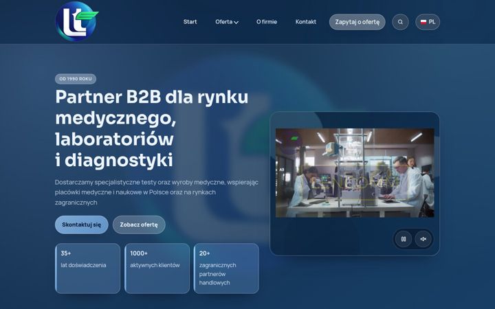 Screenshot of lencomm.pl
