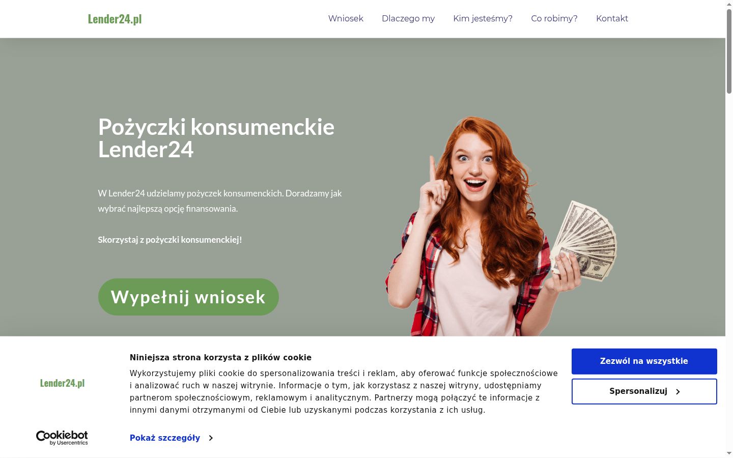 Snímek obrazovky baneru souhlasu zobrazeného před jakoukoli interakcí