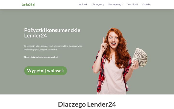 Screenshot of lender24.pl