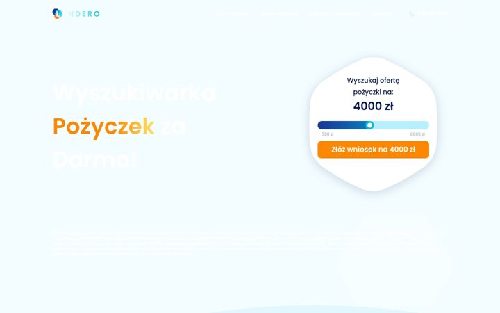 Screenshot of lendero.pl