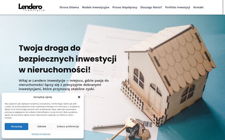 Screenshot of lenderoinwestycje.pl