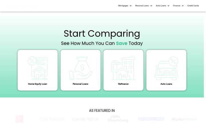 Screenshot of lendingarch.ca