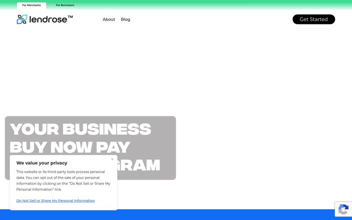 Screenshot of lendrose.com