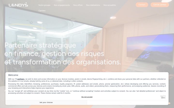Screenshot of lendys.fr