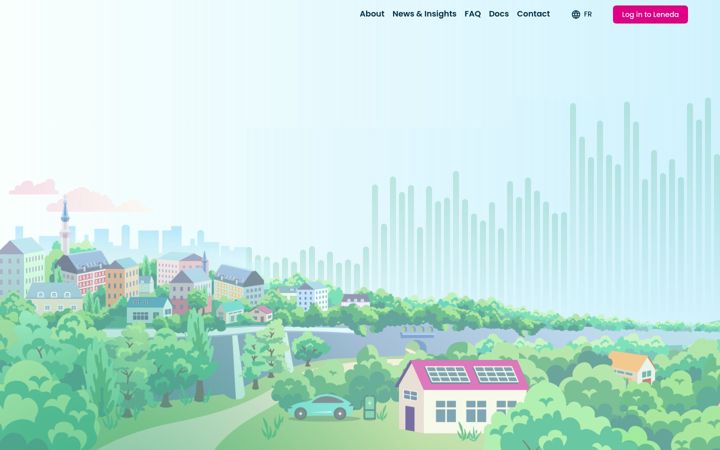 Screenshot of leneda.eu
