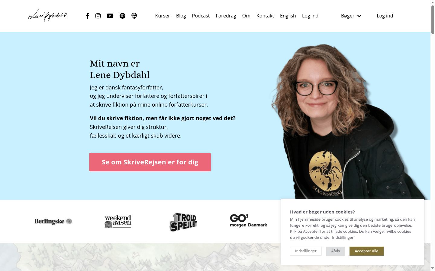 Screenshot des Einwilligungsbanners vor jeglicher Interaktion