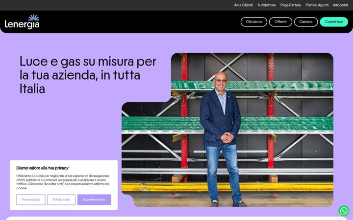 Screenshot of lenergia.eu