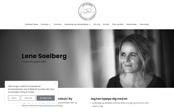 Screenshot of lenesoelberg.dk