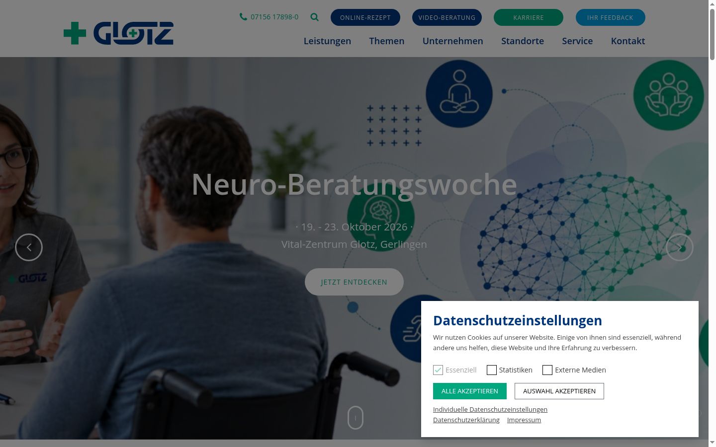 Screenshot tal-banner tal-kunsens muri qabel kwalunkwe interazzjoni