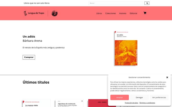 Screenshot of lenguadetrapo.com