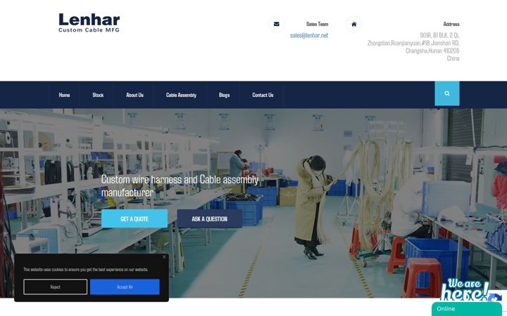 Screenshot of lenhar.net