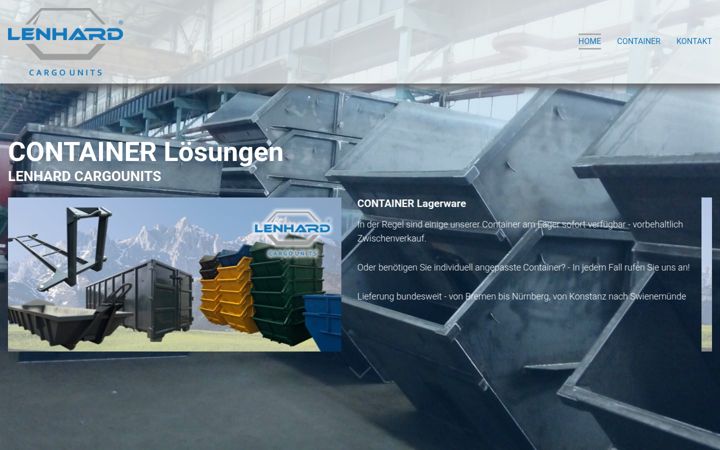Screenshot of lenhard-cargounits.de