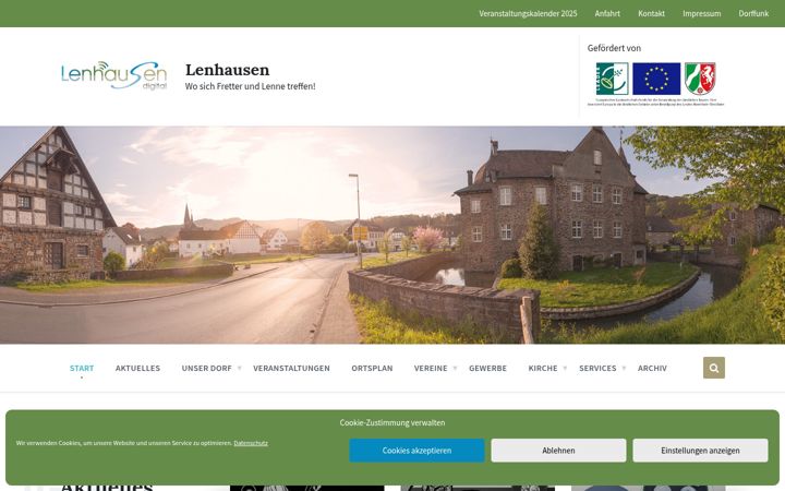 Screenshot of lenhausen.de
