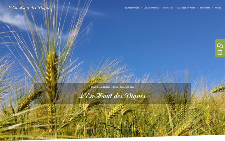 Screenshot of lenhautdesvignes.com