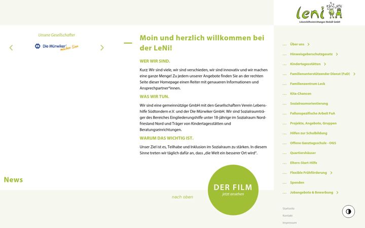 Képernyőkép: leni-gmbh.de