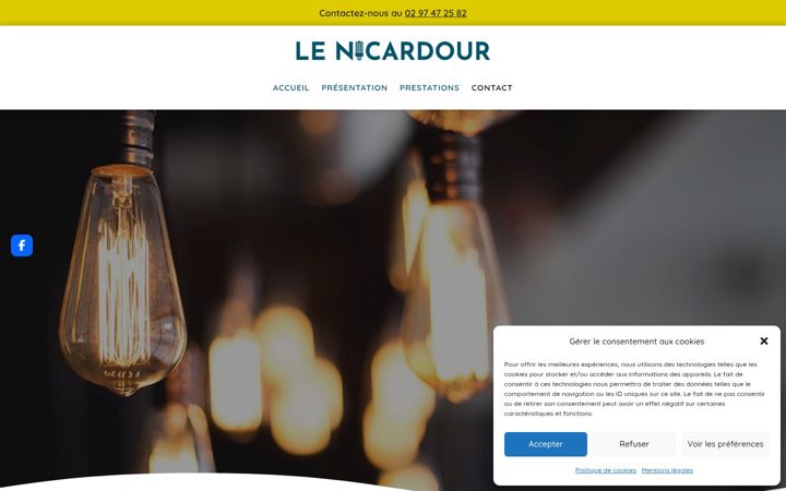 Screenshot of lenicardour-56.fr