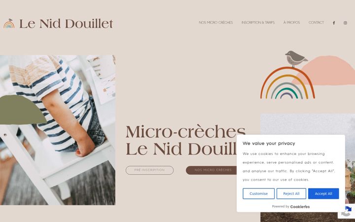 Screenshot of leniddouillet.com