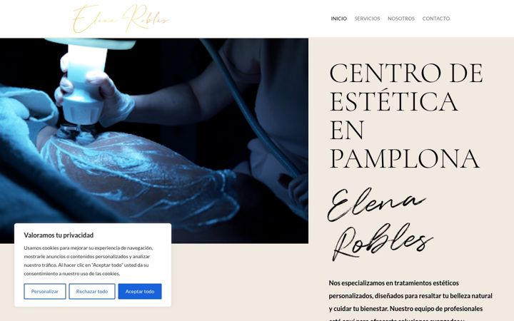 Screenshot of lenirobles.com