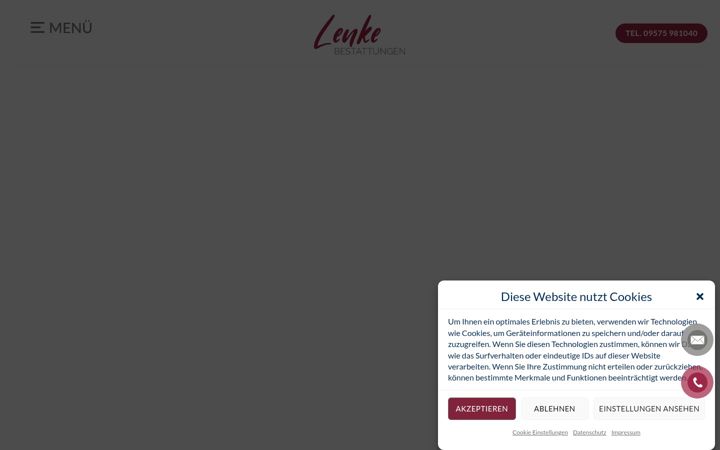 Screenshot of lenke-bestattungen.de