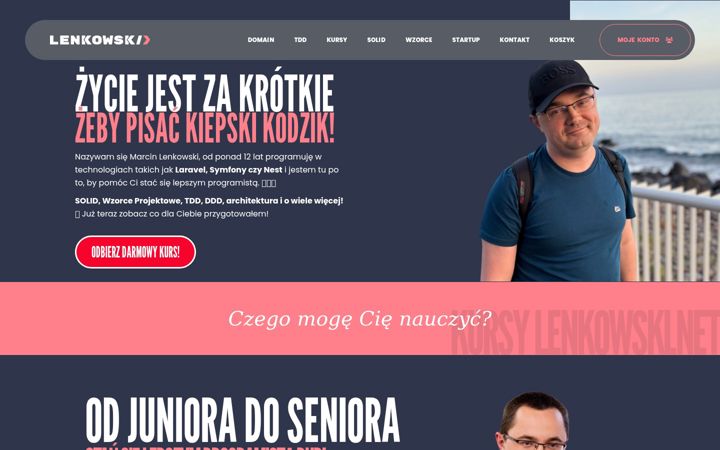 Screenshot of lenkowski.net