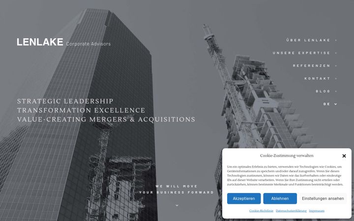 Screenshot of lenlake.com