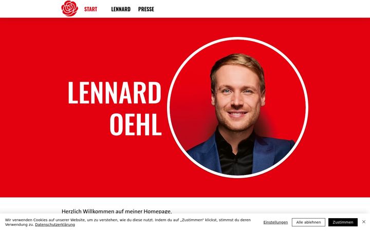 Screenshot of lennard-oehl.de