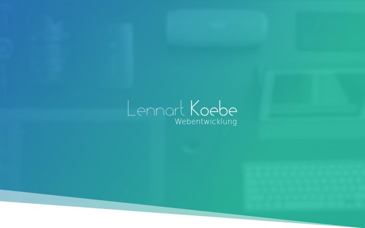 Screenshot of lennartkoebe.de