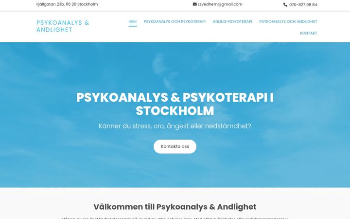 Zrzut ekranu lennartsvedhem.se