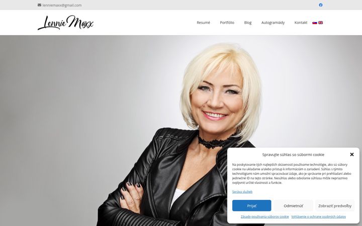 Screenshot of lenniemaxx.com