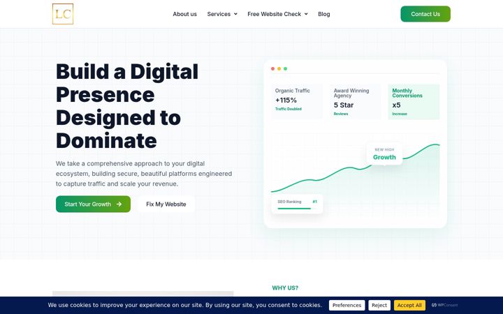 Screenshot of lennonconsulting.co.uk