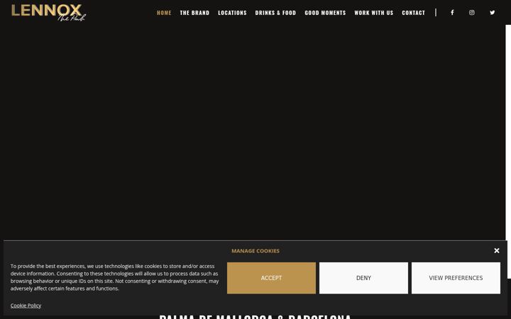 Screenshot of lennox-thepub.com