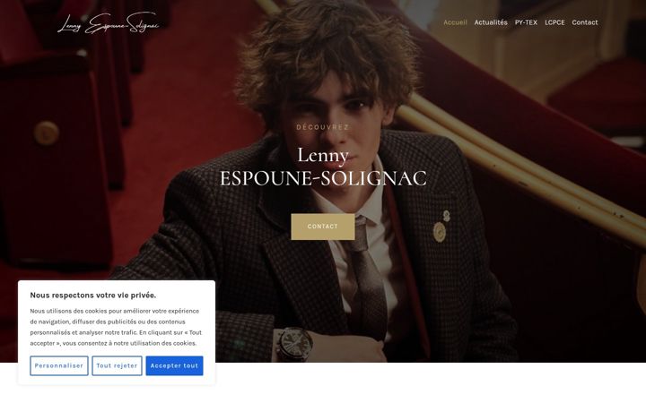 Screenshot of lenny-es.fr