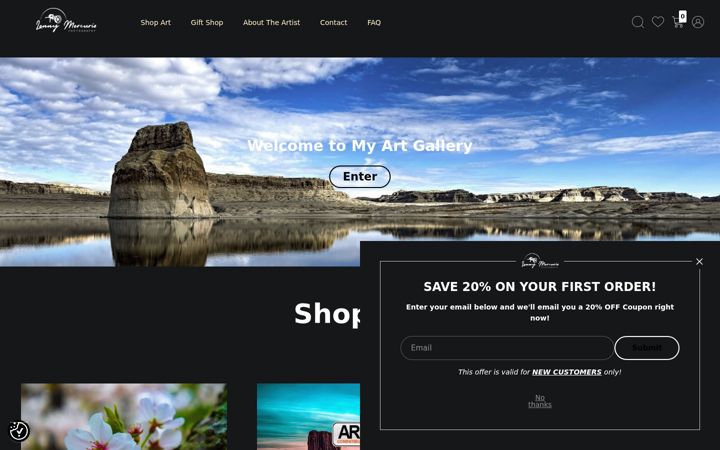 Screenshot of lennymphoto.com
