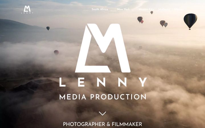 Screenshot of lennymueller.com