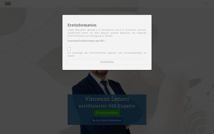 Ekrano kopija lenoci-insurance.de