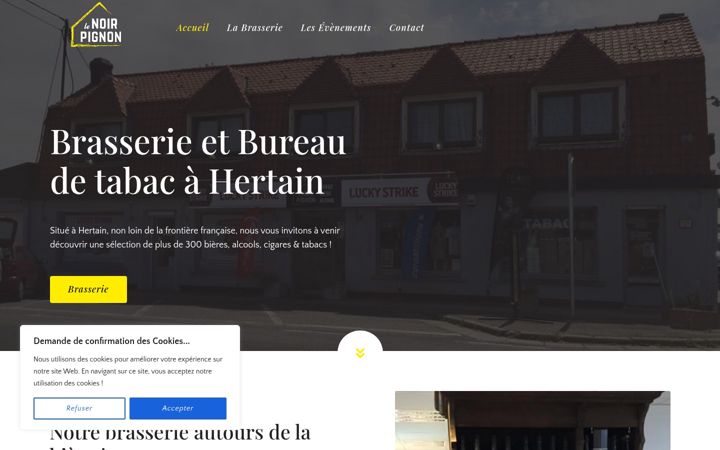 Screenshot of lenoirpignon.be