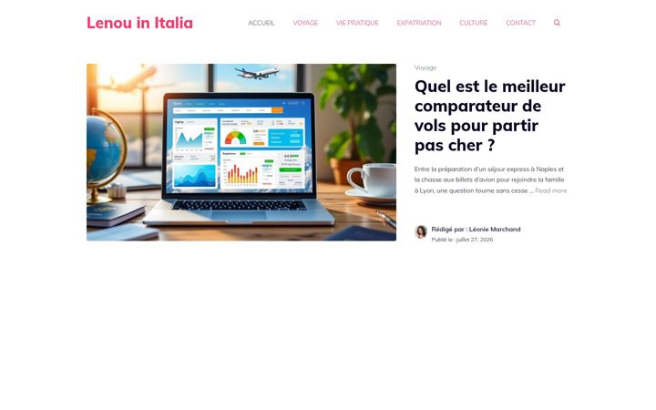 Screenshot of lenouinitalia.fr