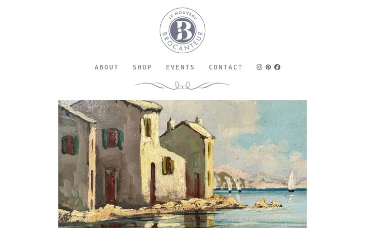 Screenshot of lenouveaubrocanteur.com