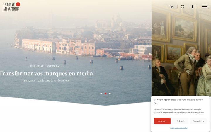 Screenshot of lenouvelappartement.com
