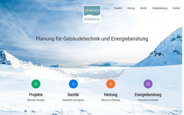Screenshot of lenova-energia.ch