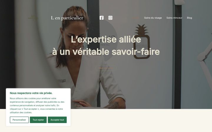 Screenshot of lenparticulier.com
