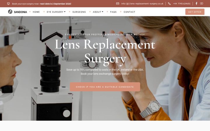 Screenshot of lens-replacement-surgery.co.uk