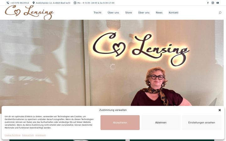 Screenshot of lensing-badischl.at