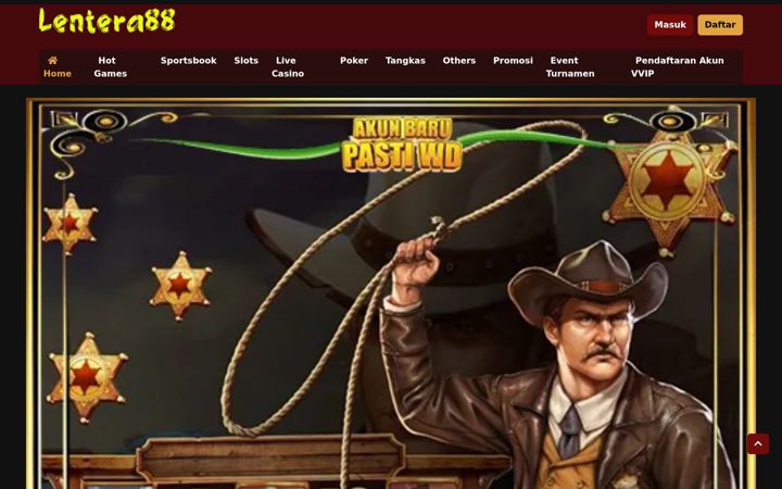 Screenshot of lenteraslot.org