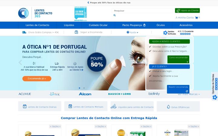 Screenshot του lentesdecontacto365.pt