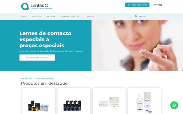 Screenshot of lentesq.pt