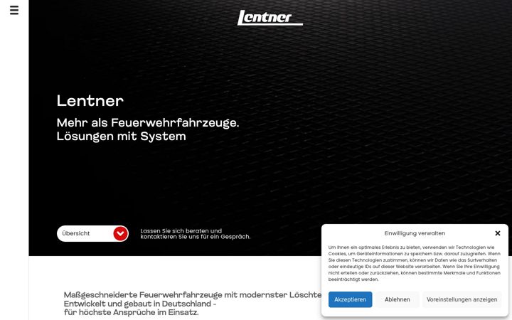 Screenshot of lentner-gmbh.de
