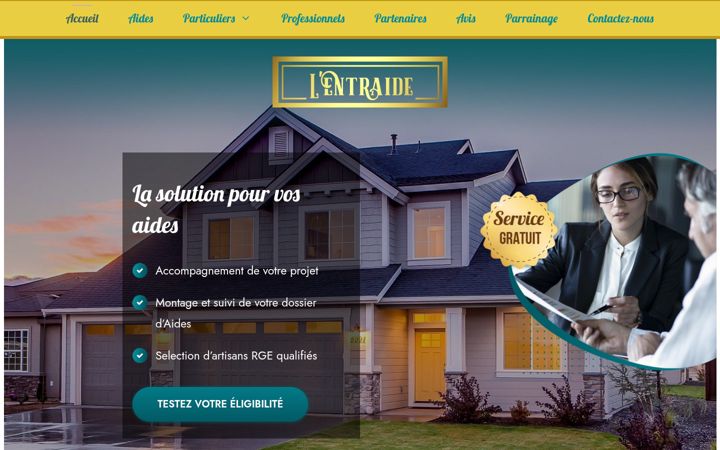 Screenshot of lentraide-ldv.fr