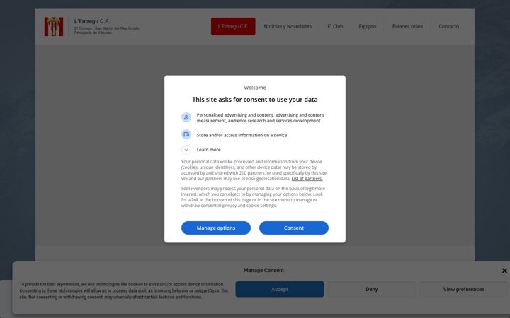 Screenshot of lentregucf.es