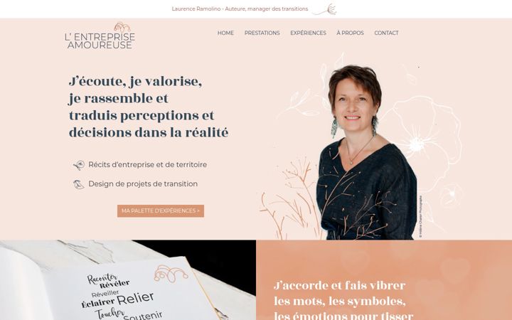 Screenshot of lentrepriseamoureuse.com